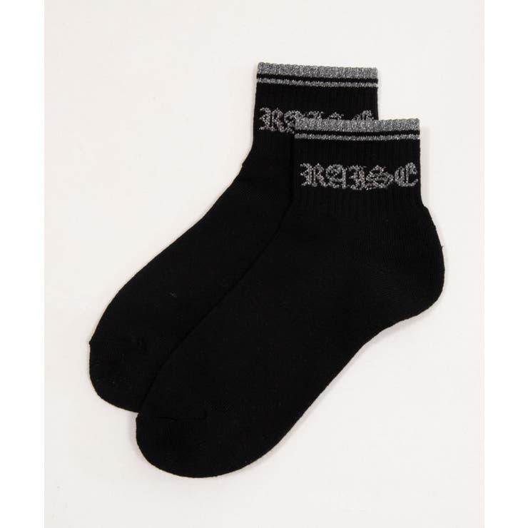 ラメロゴラインアンクルパイルソックス | WEGO【WOMEN】 | 詳細画像7 