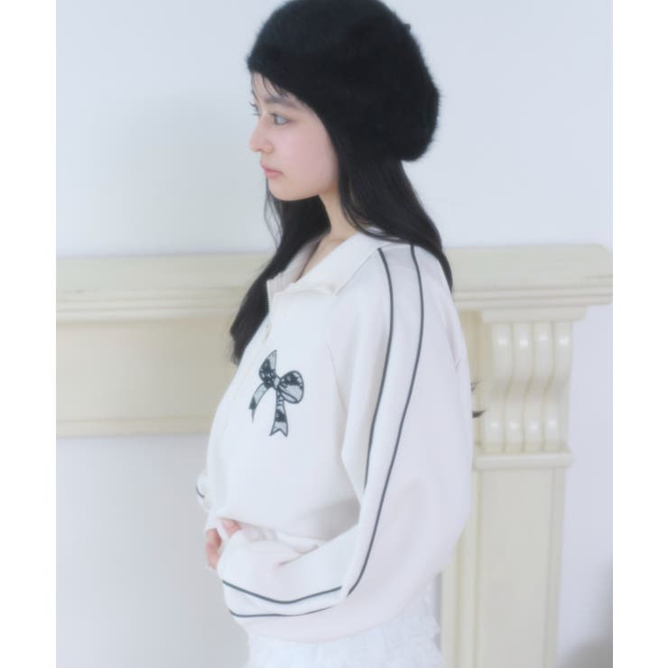 レースリボントラックジャケット | WEGO【WOMEN】 | 詳細画像9 