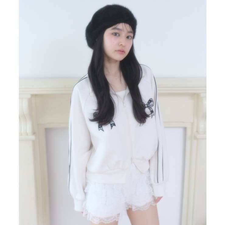 レースリボントラックジャケット | WEGO【WOMEN】 | 詳細画像11 