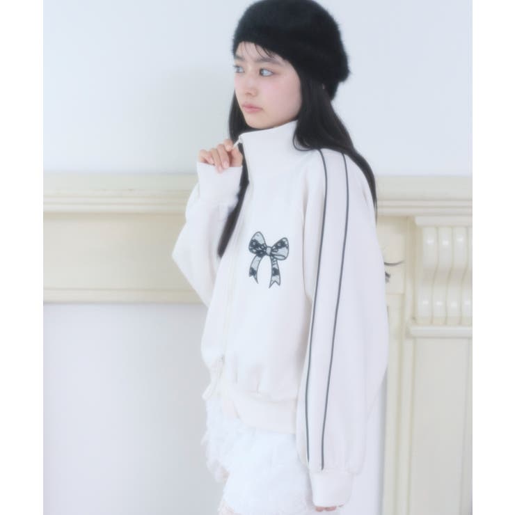 レースリボントラックジャケット | WEGO【WOMEN】 | 詳細画像13 