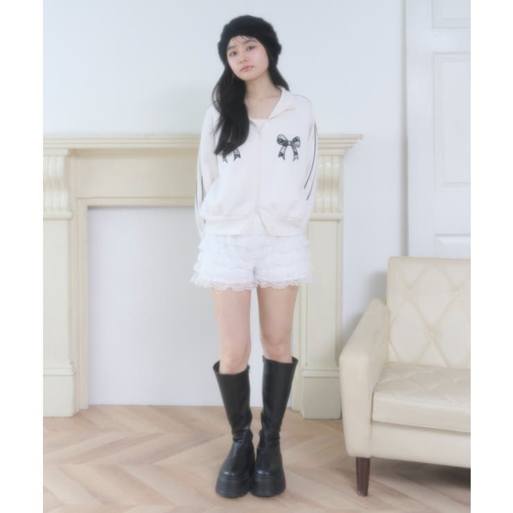 レースリボントラックジャケット | WEGO【WOMEN】 | 詳細画像14 