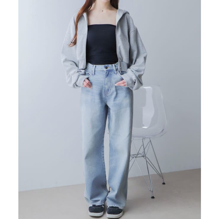 ショートZIPパーカー | WEGO【WOMEN】 | 詳細画像6 