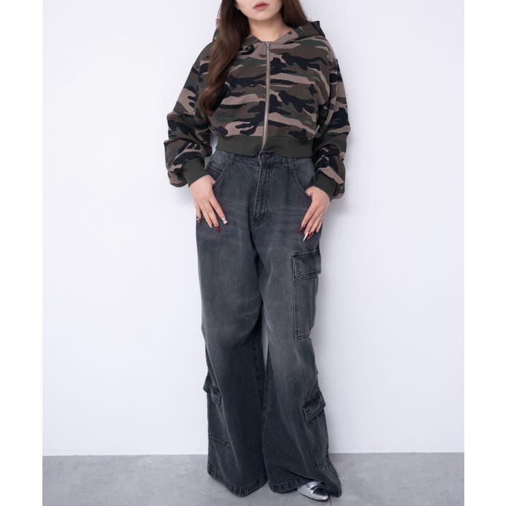 ショートZIPパーカー | WEGO【WOMEN】 | 詳細画像60 