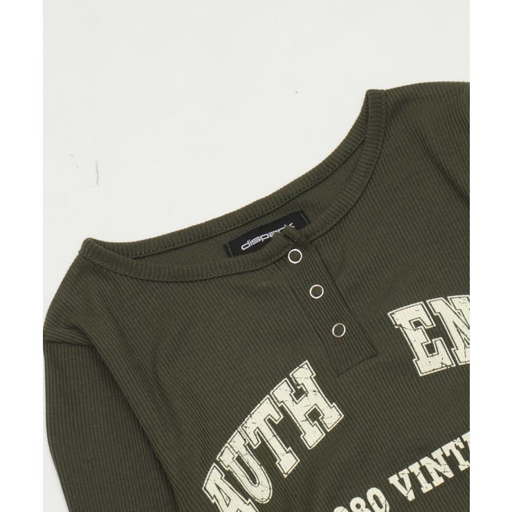 サイドギャザーヘンリーネックロゴTOP | WEGO【WOMEN】 | 詳細画像14 