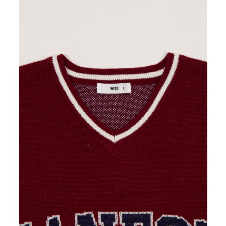 VネックグラフィックニットBIGプルオーバー | WEGO【WOMEN】 | 詳細画像26 