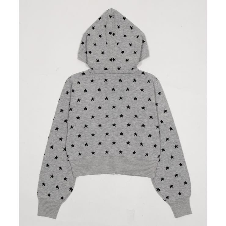 総柄ジャガードニットZIPパーカー | WEGO【WOMEN】 | 詳細画像20 