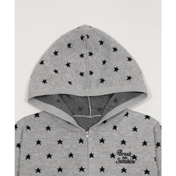 総柄ジャガードニットZIPパーカー | WEGO【WOMEN】 | 詳細画像21 