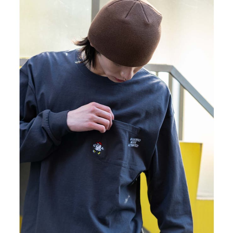 ポケット刺繍BIG T(LS) | WEGO【MEN】 | 詳細画像14 