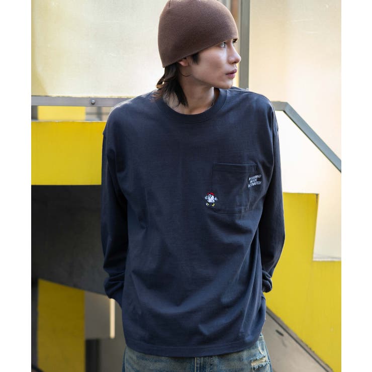 ポケット刺繍BIG T(LS) | WEGO【MEN】 | 詳細画像15 