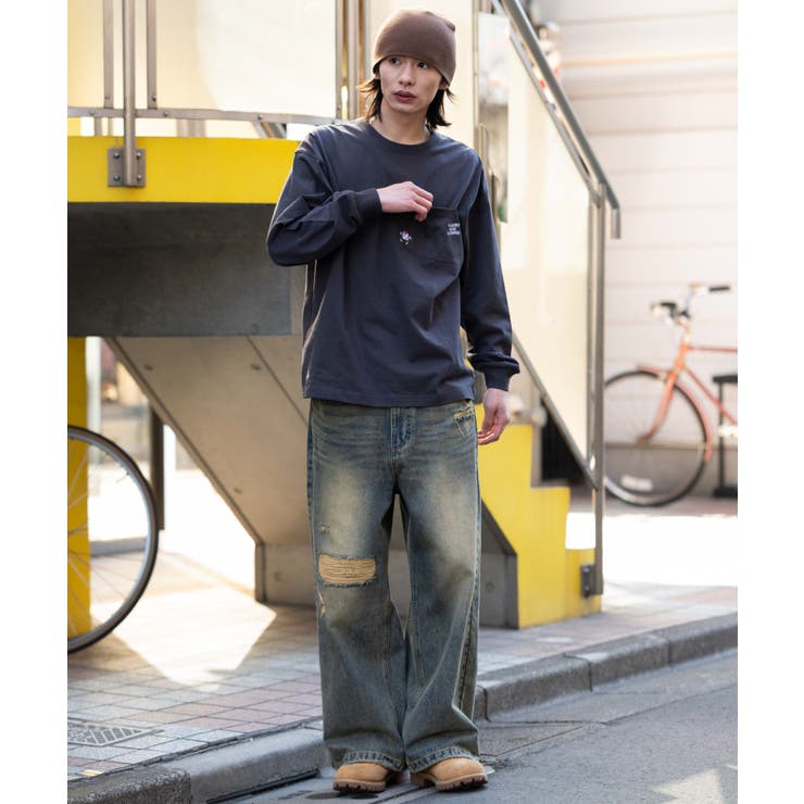 ポケット刺繍BIG T(LS) | WEGO【MEN】 | 詳細画像19 
