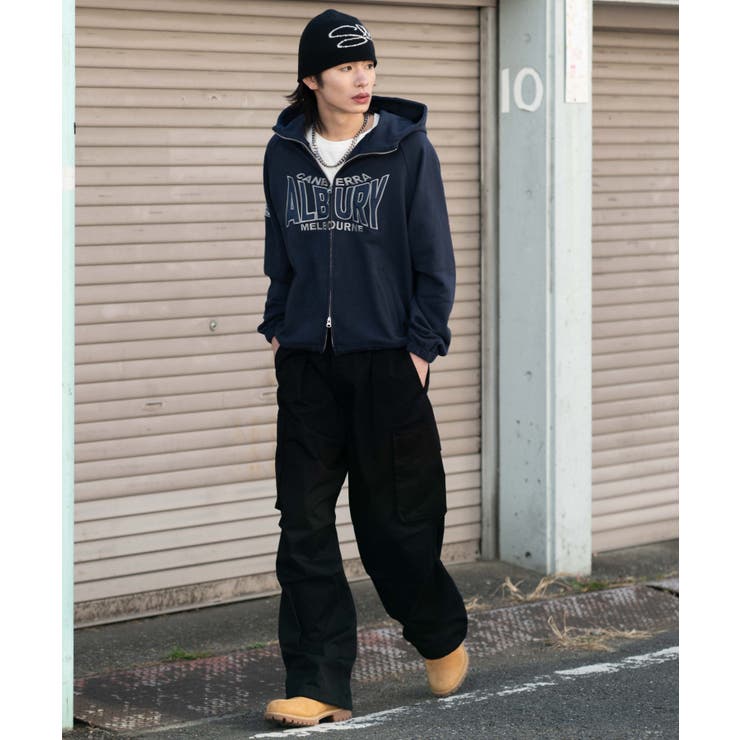 スタンドネックZIPパーカー | WEGO【MEN】 | 詳細画像2 