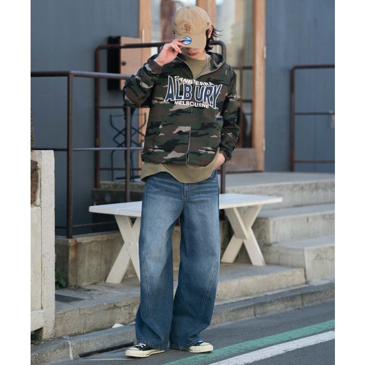 スタンドネックZIPパーカー | WEGO【MEN】 | 詳細画像3 