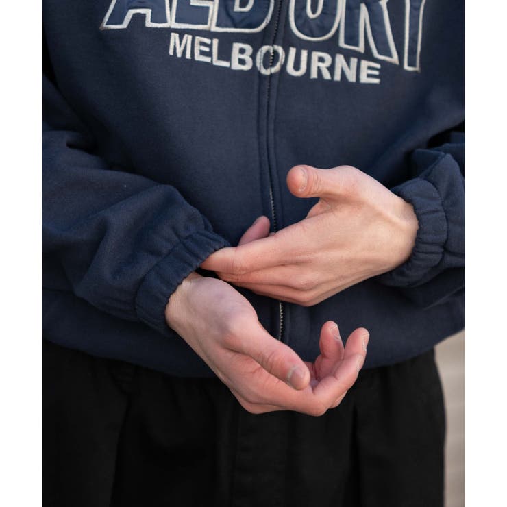 スタンドネックZIPパーカー | WEGO【MEN】 | 詳細画像4 