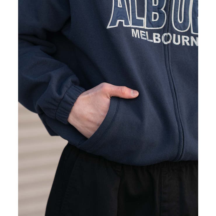 スタンドネックZIPパーカー | WEGO【MEN】 | 詳細画像5 