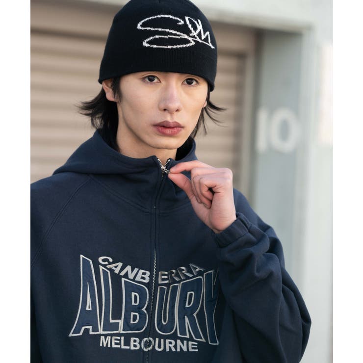 スタンドネックZIPパーカー | WEGO【MEN】 | 詳細画像8 