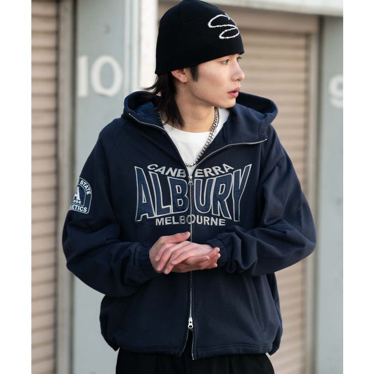 スタンドネックZIPパーカー | WEGO【MEN】 | 詳細画像9 