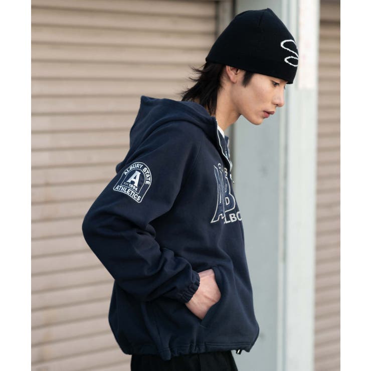 スタンドネックZIPパーカー | WEGO【MEN】 | 詳細画像10 