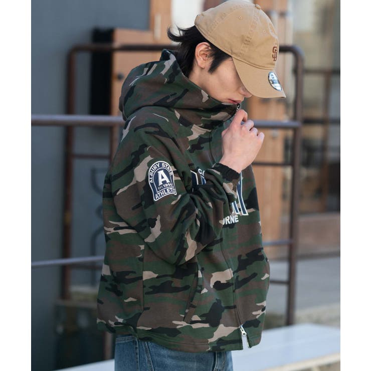 スタンドネックZIPパーカー | WEGO【MEN】 | 詳細画像20 