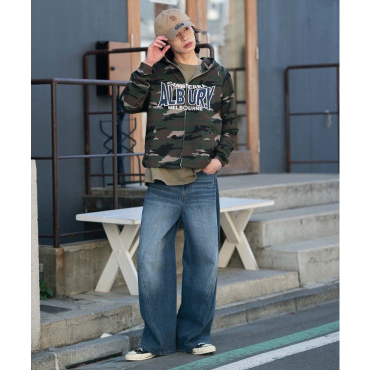 スタンドネックZIPパーカー | WEGO【MEN】 | 詳細画像21 