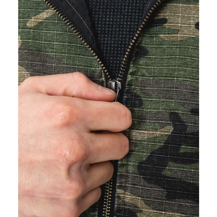 リップストップフードブルゾン | WEGO【MEN】 | 詳細画像8 