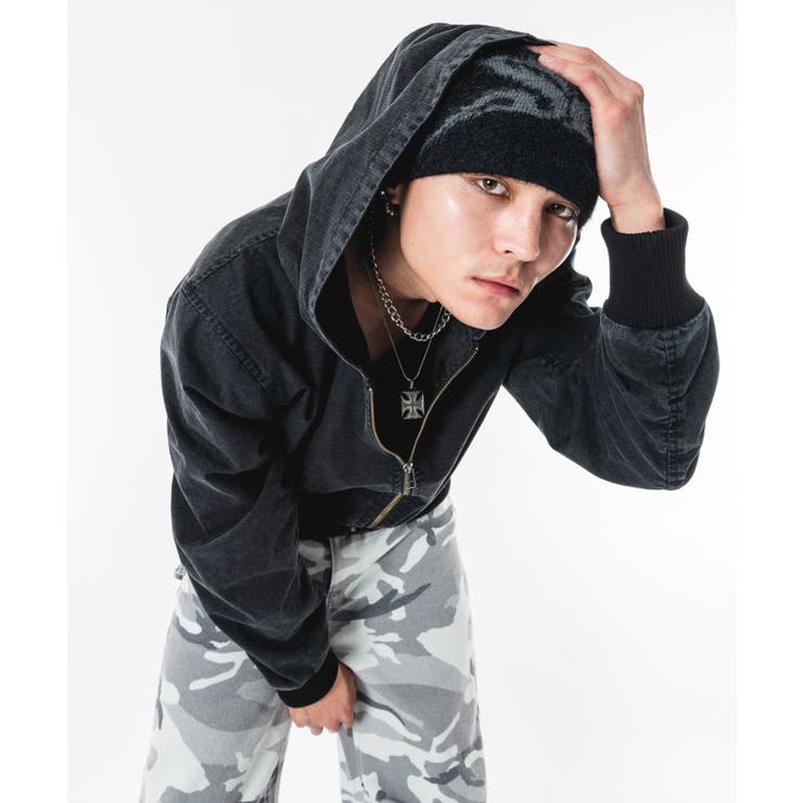 リップストップフードブルゾン | WEGO【MEN】 | 詳細画像15 