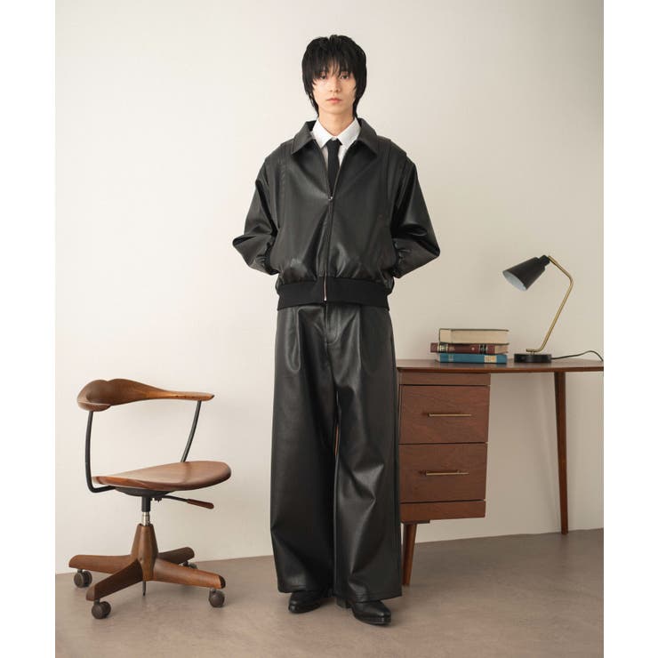 PUタックボンバージャケット | WEGO【MEN】 | 詳細画像2 