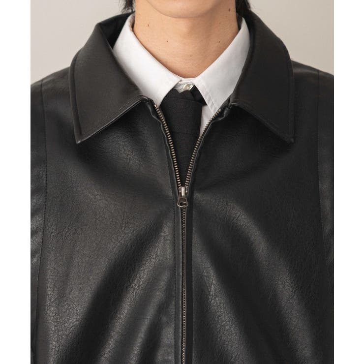 PUタックボンバージャケット | WEGO【MEN】 | 詳細画像3 