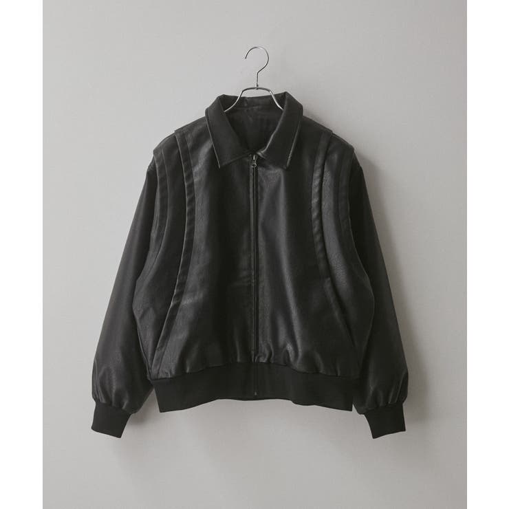 PUタックボンバージャケット | WEGO【MEN】 | 詳細画像17 