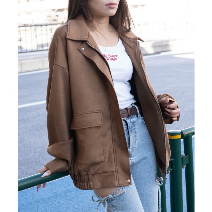 スウェードポンチジャケット | WEGO【WOMEN】 | 詳細画像8 