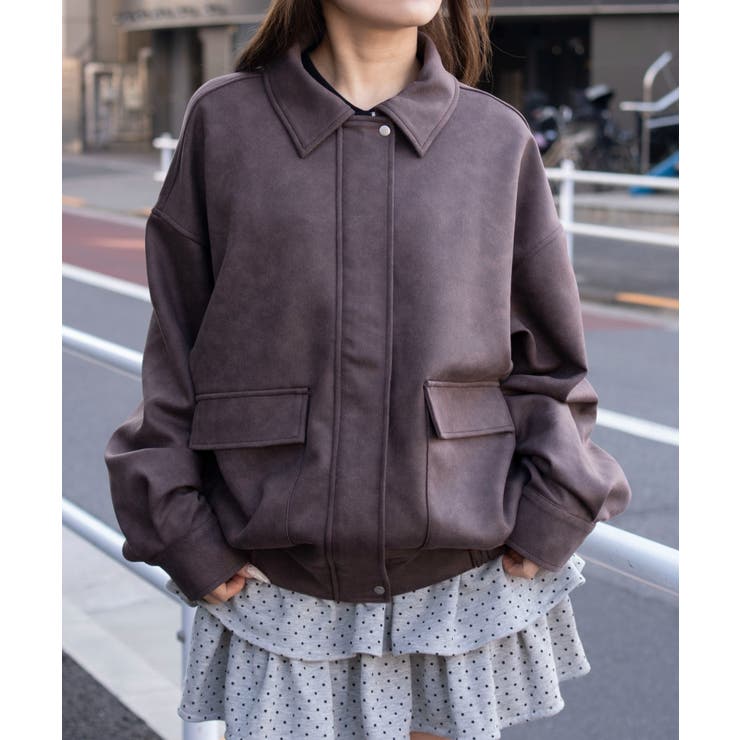 スウェードポンチジャケット | WEGO【WOMEN】 | 詳細画像17 