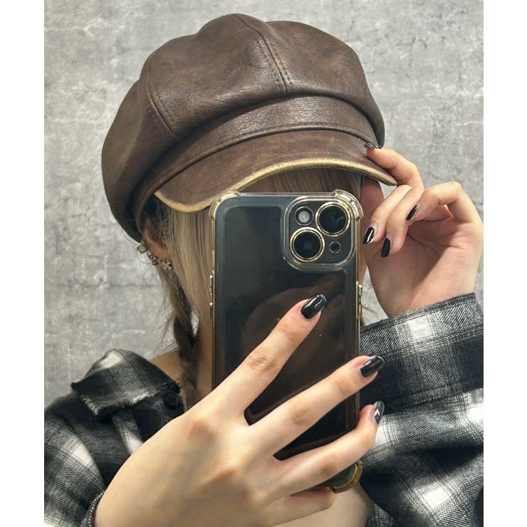 ヴィンテージPUキャスケット | WEGO【MEN】 | 詳細画像4 