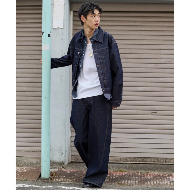 リジットデニムジャケット | WEGO【MEN】 | 詳細画像17 