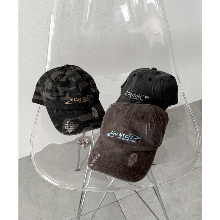 PHANTOMロゴダメージキャップ | WEGO【MEN】 | 詳細画像2 
