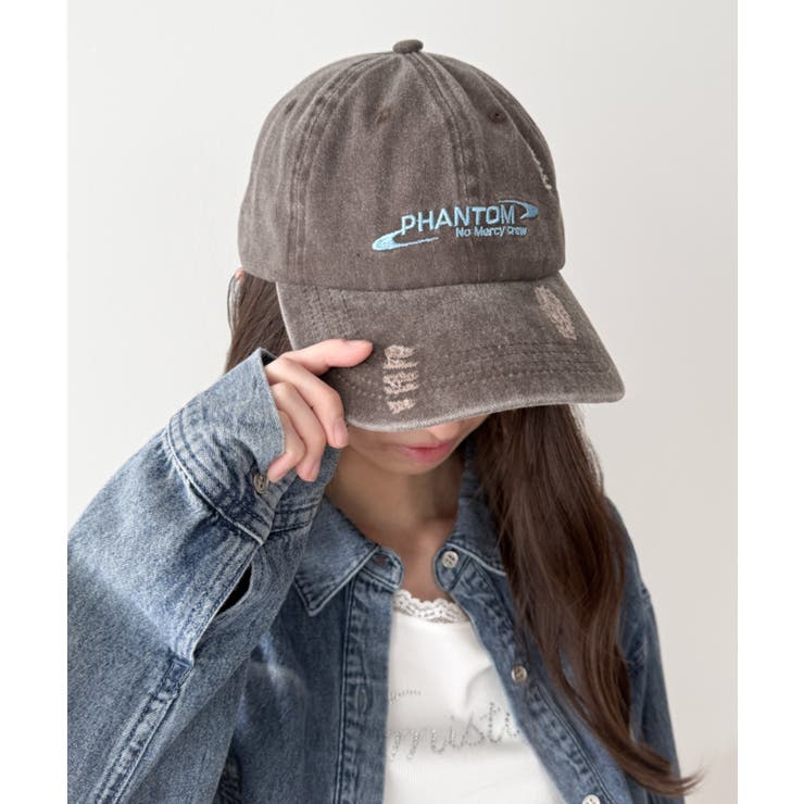 PHANTOMロゴダメージキャップ | WEGO【MEN】 | 詳細画像4 