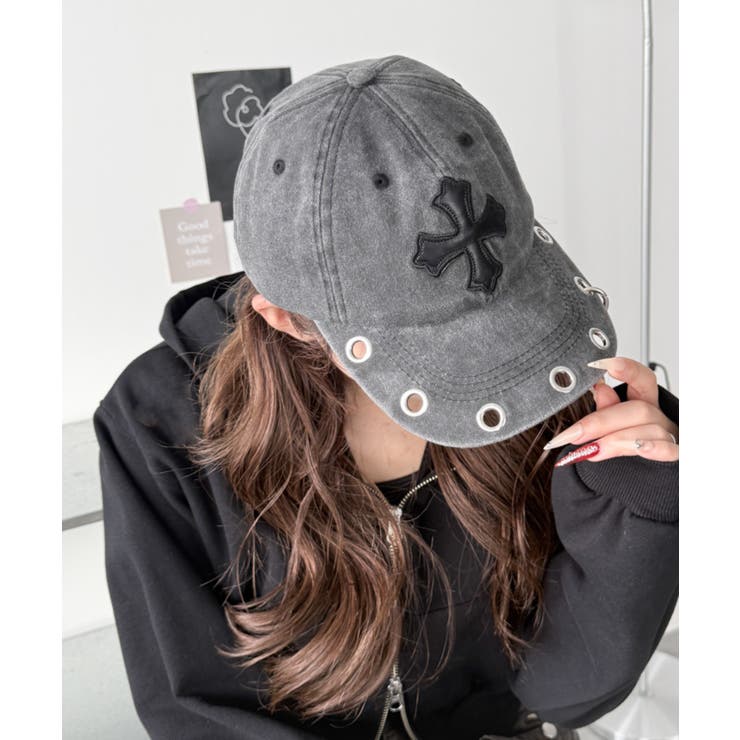 PUクロスハトメキャップ | WEGO【MEN】 | 詳細画像4 