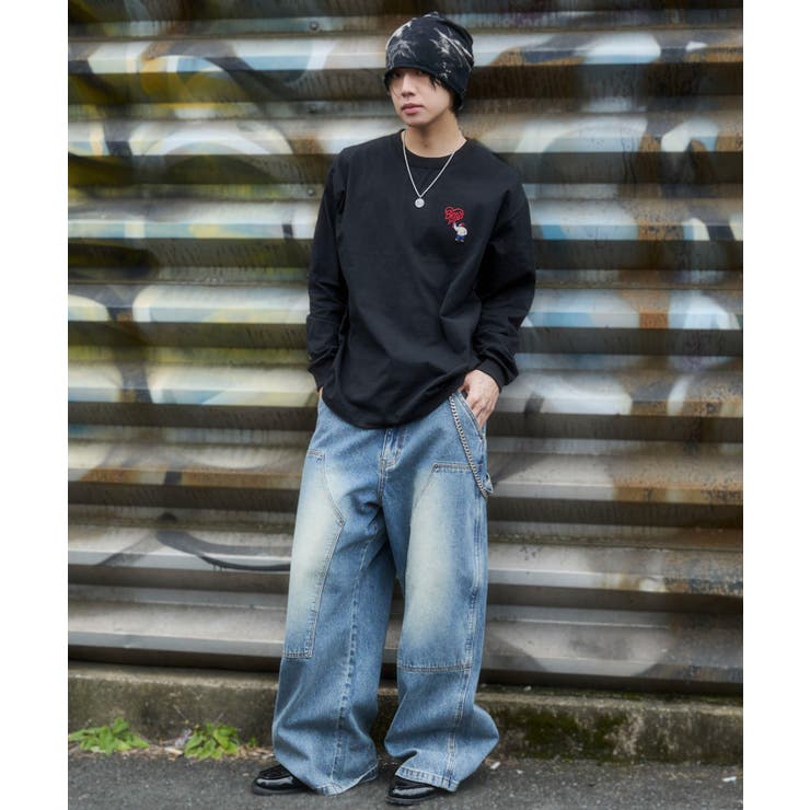 別注BENDAVISハートワンポイント刺繍T(LS) | WEGO【MEN】 | 詳細画像6 