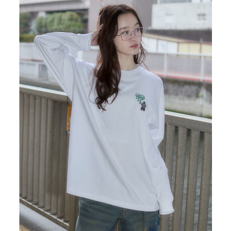 別注BENDAVISハートワンポイント刺繍T(LS) | WEGO【MEN】 | 詳細画像18 