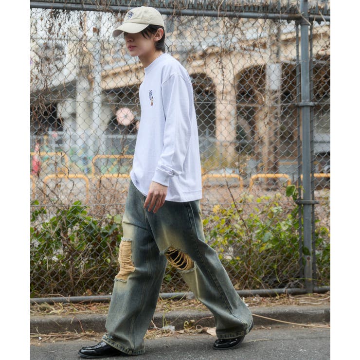 別注BENDAVISハートワンポイント刺繍T(LS) | WEGO【MEN】 | 詳細画像31 