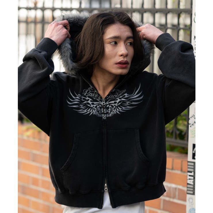 ブリーチファーグラフィックZIPパーカー | WEGO【MEN】 | 詳細画像27 