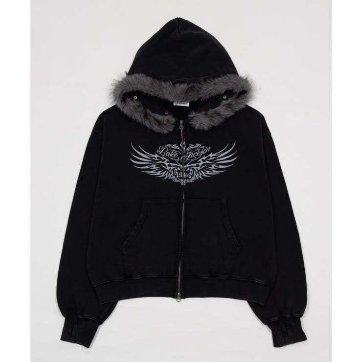 ブリーチファーグラフィックZIPパーカー | WEGO【MEN】 | 詳細画像34 