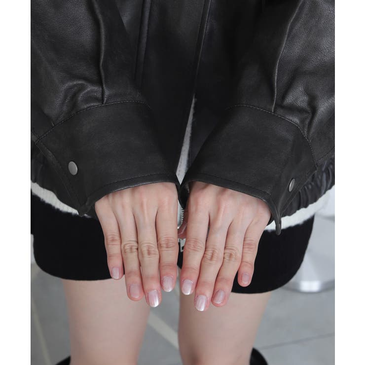 PUステンカラブルゾン | WEGO【WOMEN】 | 詳細画像5 