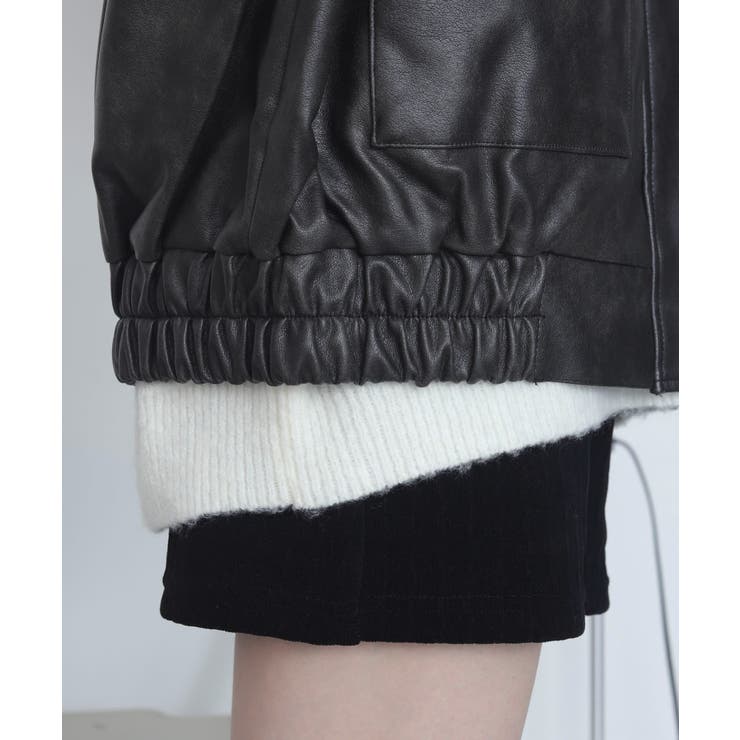 PUステンカラブルゾン | WEGO【WOMEN】 | 詳細画像6 
