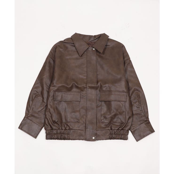 PUステンカラブルゾン | WEGO【WOMEN】 | 詳細画像26 