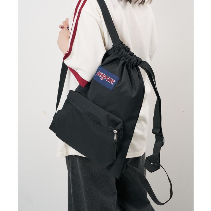 ブラック | JANSPORT DRAWSACK | WEGO【MEN】