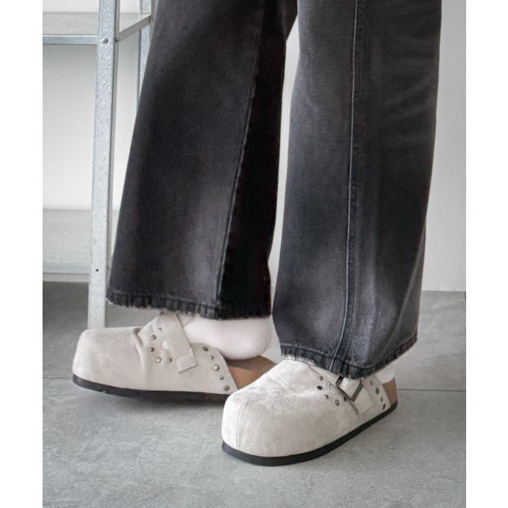 ライトベージュ | スタッズデザインサボ | WEGO【WOMEN】