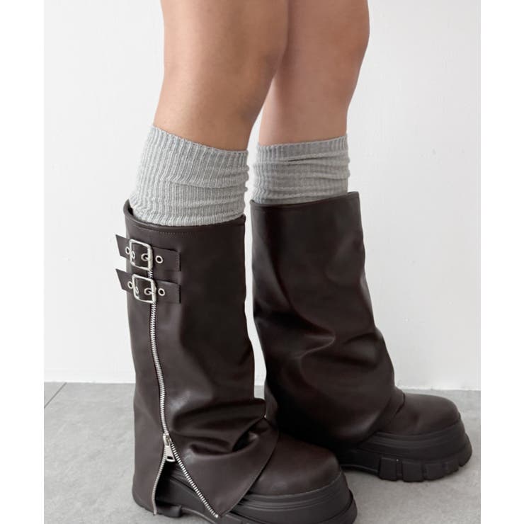 ローゲージゆるリブハイソックス | WEGO【WOMEN】 | 詳細画像9 