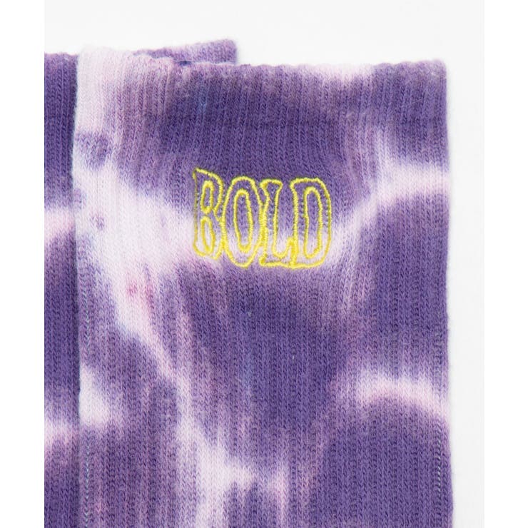 刺繍ロゴタイダイソックス | WEGO【MEN】 | 詳細画像9 