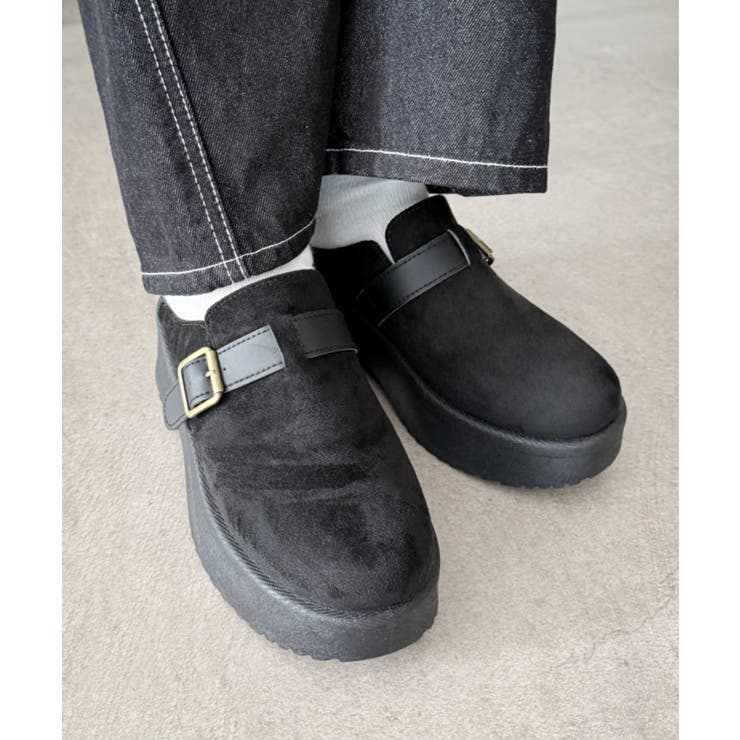 ブラック | ベルトデザインサボ | WEGO【WOMEN】