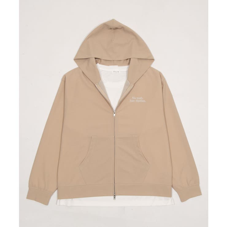 アンサンブルZIPパーカー(LS) | WEGO【MEN】 | 詳細画像3 