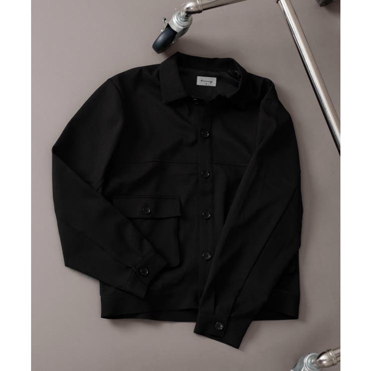 ブラック | ダブルポケットショートジャケット | WEGO【MEN】
